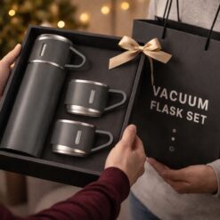 Roostevabast terasest termos 400ml + 3 tassi Soodukas.Com