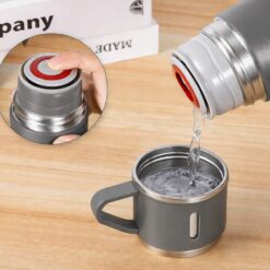 Roostevabast terasest termos 400ml + 3 tassi Soodukas.Com