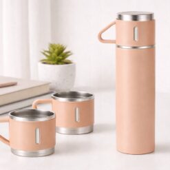 Roostevabast terasest termos 400ml + 3 tassi Soodukas.Com