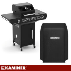 Gaasigrill 2+1 põletiga, malmresti ja külgpõletiga Soodukas.Com