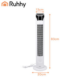 Vaikne tornventilaator puldi ja LED-ekraaniga Soodukas.Com