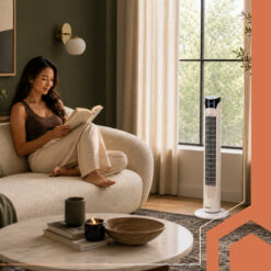 Vaikne tornventilaator puldi ja LED-ekraaniga Soodukas.Com