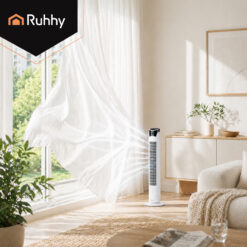 Vaikne tornventilaator puldi ja LED-ekraaniga Soodukas.Com