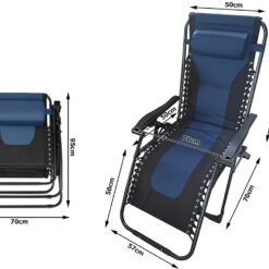 Kokkupandav Zero Gravity aiatool pehme madratsi ja külglauaga Soodukas.Com
