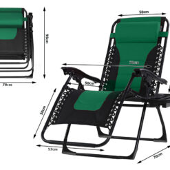 Kokkupandav Zero Gravity aiatool pehme madratsi ja külglauaga Soodukas.Com