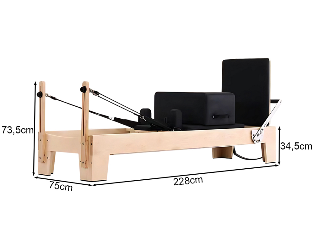 Pilates reformer treeningvoodi reguleeritava takistuse ja puidust raamiga – Soodukas.Com Pilates reformer treeningvoodi reguleeritava takistuse ja puidust raamiga - Image 10
