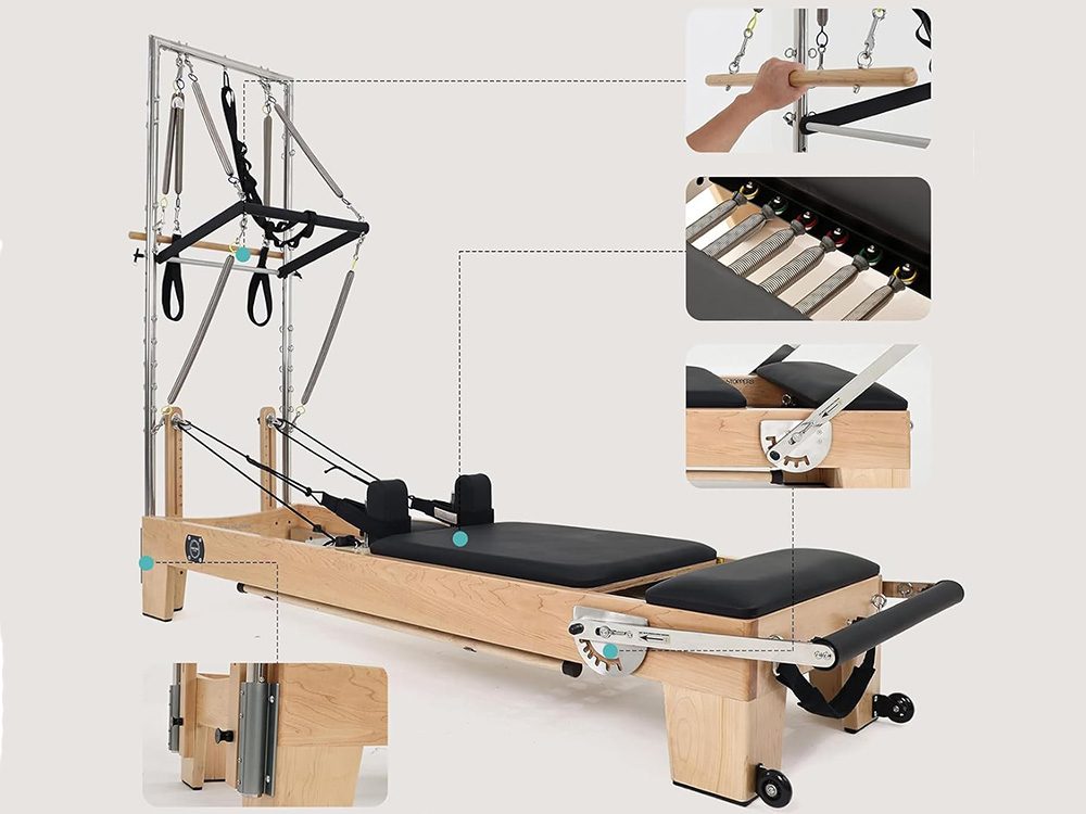 Pilates reformer treeningvoodi Cadillac-torniga – Soodukas.Com Pilates reformer treeningvoodi Cadillac-torniga - Image 2