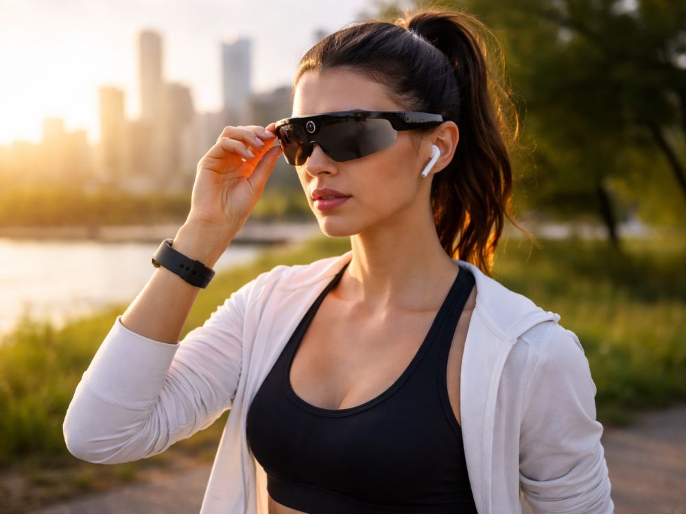 AI nutiprillid 2K kaamera, Bluetooth 5.3 ja diktofoniga – Soodukas.Com AI nutiprillid 2K kaamera, Bluetooth 5.3 ja diktofoniga - Image 3