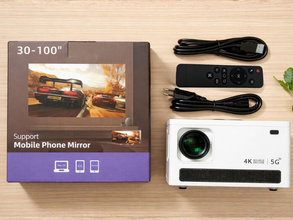 Kompaktne nutiprojektor Android TV, WiFi, Bluetoothi ja kuni 120″ pildiga – Soodukas.Com Kompaktne nutiprojektor Android TV, WiFi, Bluetoothi ja kuni 120″ pildiga - Image 3