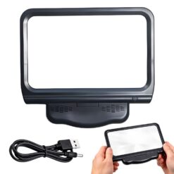 LED-valgustusega lugemisluup 2,5×, 20 × 19 cm