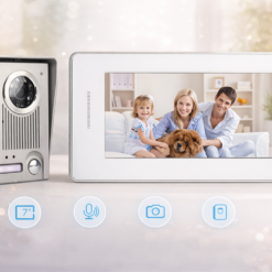 Alternative view of Kaameraga uksekell monitori ning öövaatlusega
