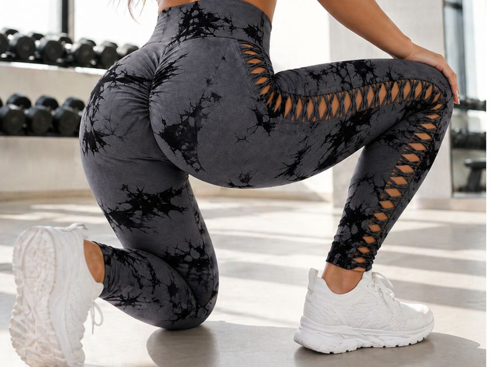 Marmormustrilised push-up retuusid S/M – Soodukas.Com Marmormustrilised push-up retuusid S/M - Image 2