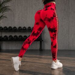 Alternative view of Marmormustrilised push-up retuusid S/M
