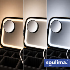 LED-peegliga kosmeetikakohver Soodukas.Com