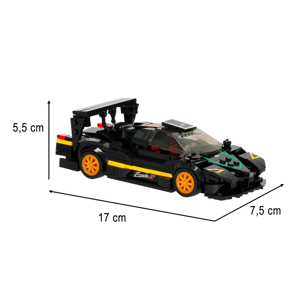 387-osaline konstruktor - sportauto Pagani Zonda R 1:28 - Image 9