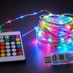 Alternative view of Veekindel 10m RGB LED valguskett puldi ja rakendusega