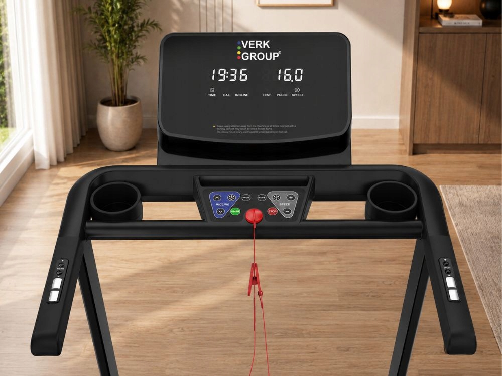 Kokkupandav elektriline jooksulint LCD-ekraani, Bluetoothi ja kallaku reguleerimisega – Soodukas.Com Kokkupandav elektriline jooksulint LCD-ekraani, Bluetoothi ja kallaku reguleerimisega - Image 3