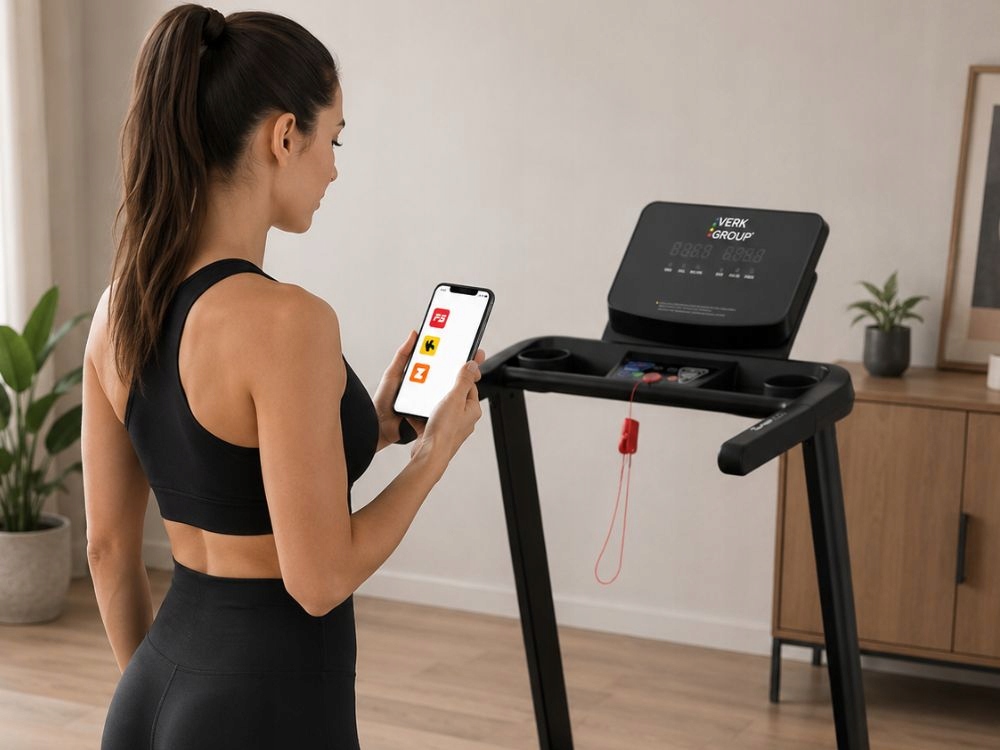 Kokkupandav elektriline jooksulint LCD-ekraani, Bluetoothi ja kallaku reguleerimisega – Soodukas.Com Kokkupandav elektriline jooksulint LCD-ekraani, Bluetoothi ja kallaku reguleerimisega - Image 7